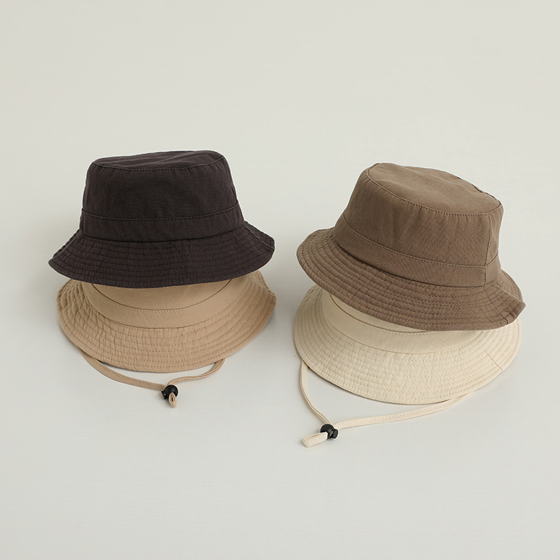 Solid Color Kids Bucket Hat Fa - Bucket Hat Cotton reseña y precio