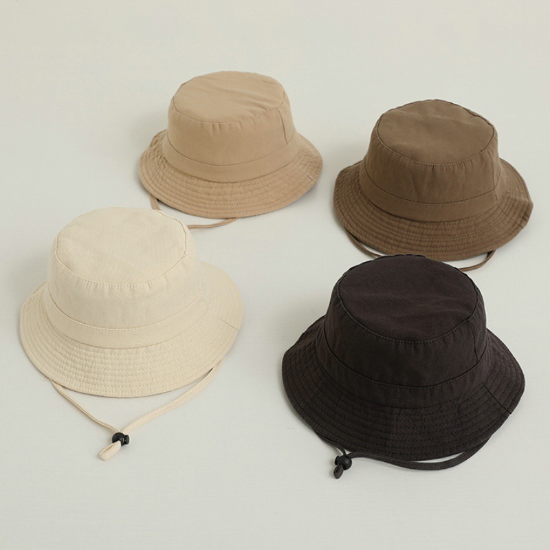 Solid Color Kids Bucket Hat Fa - Bucket Hat Cotton reseña y precio