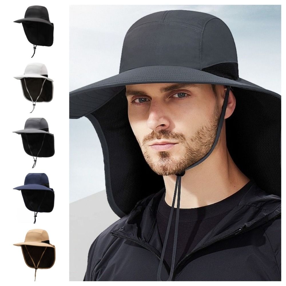 Sunhat Wide Brim Outdoor Sun H - Bucket Hat Cotton reseña y precio