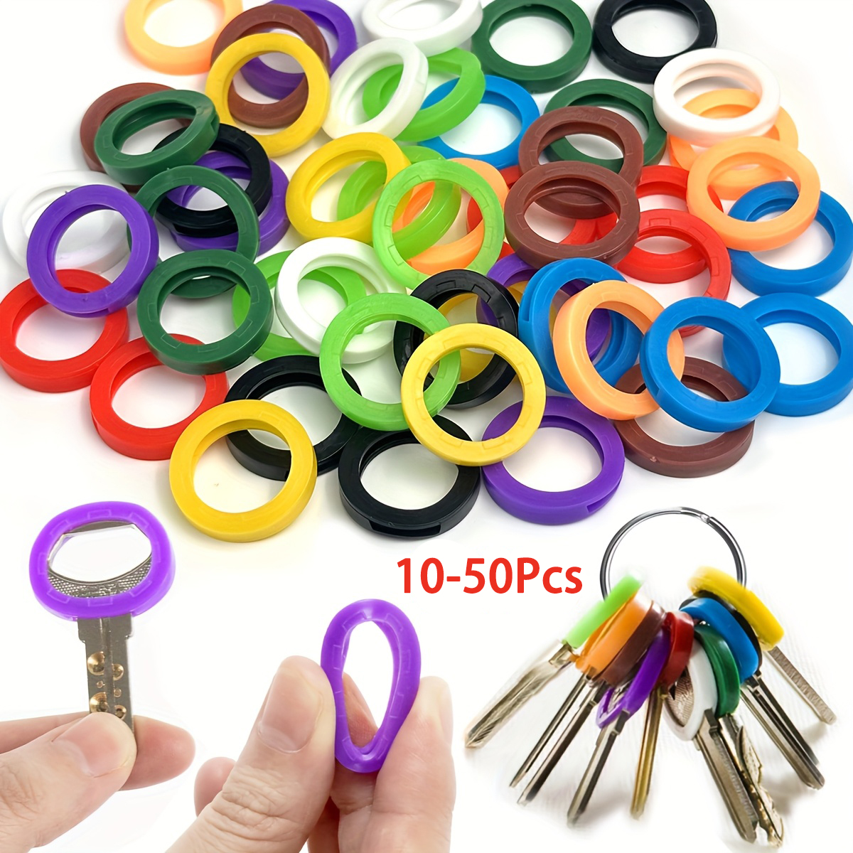10-50Pcs Key Cap Covers Durabl - Snapback Hat Flat reseña y precio