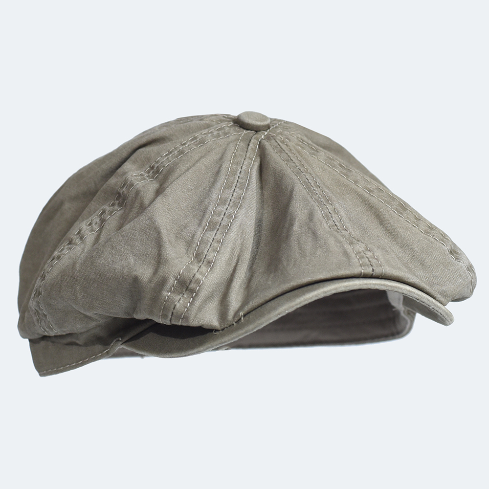 Washed Cotton Newsboy Cap Peak - Newsboy Cap Ivy reseña y precio