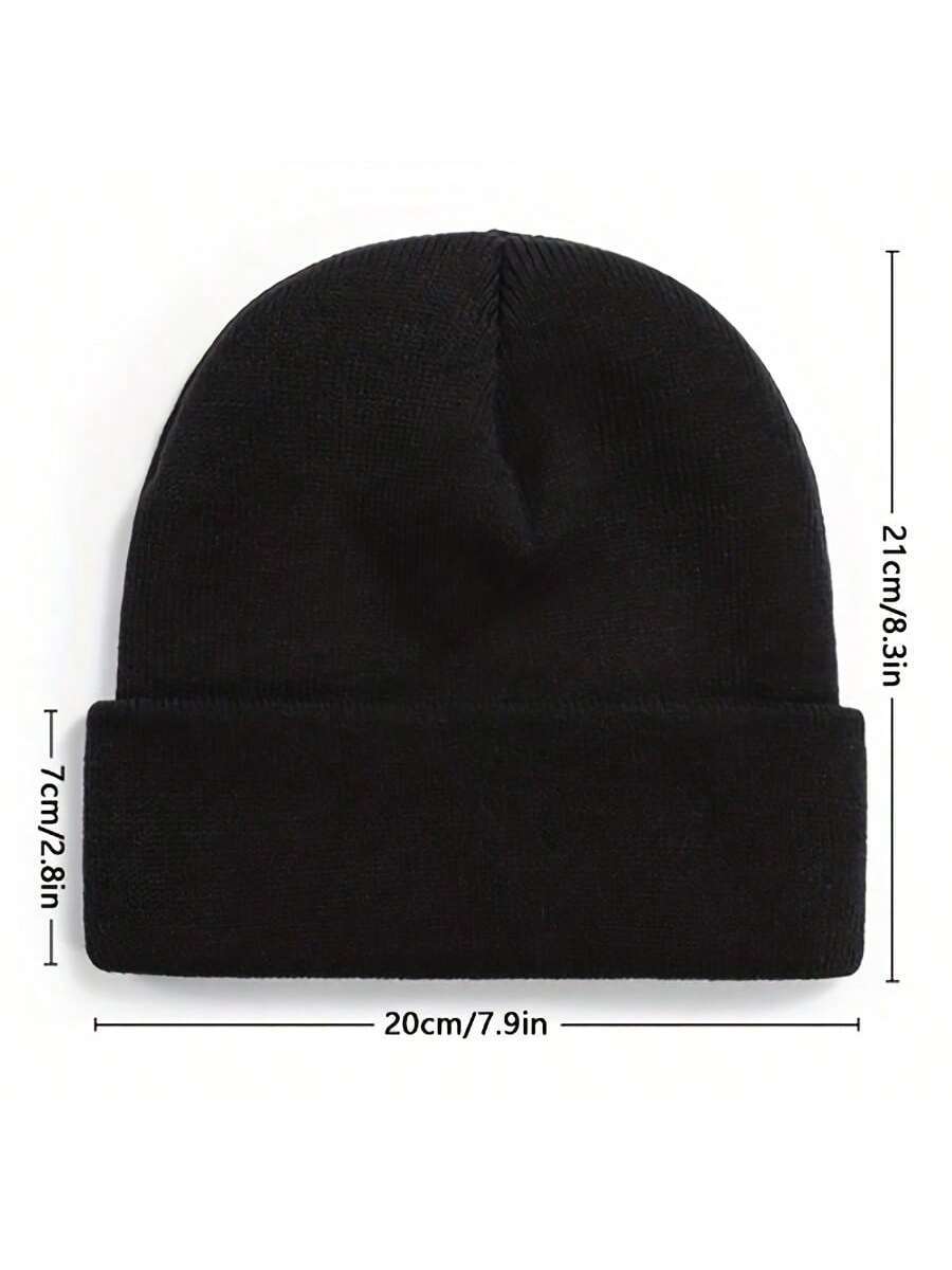 Soft Warm Knit Beanie Hat For  - Beanie Cuffed Knit reseña y precio