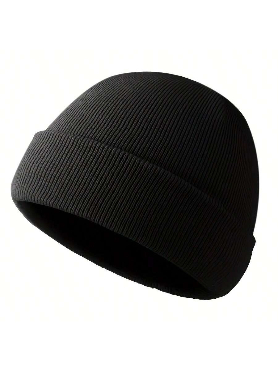 Soft Warm Knit Beanie Hat For  - Beanie Cuffed Knit reseña y precio